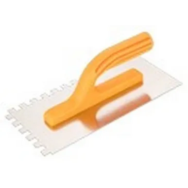 Notched trowel 8 mm made of stainless steel Topex